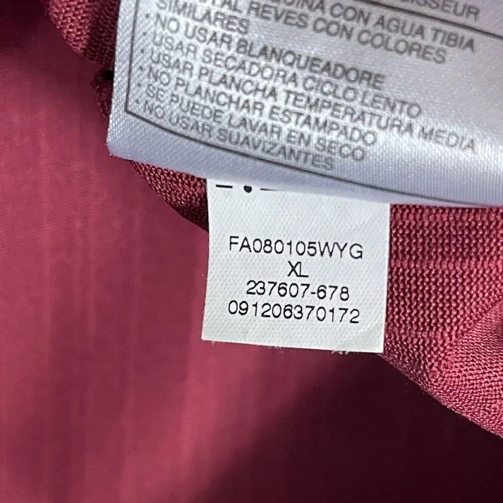 Nike Tiger Woods Polo Shirt Mens XL‎ Burgundy Dri-Fit Short Sleeve Regular Fit
